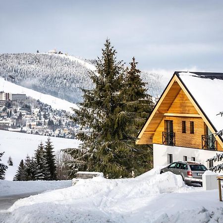 Ski Chalet Klinovec Loučná pod Klínovcem Kültér fotó