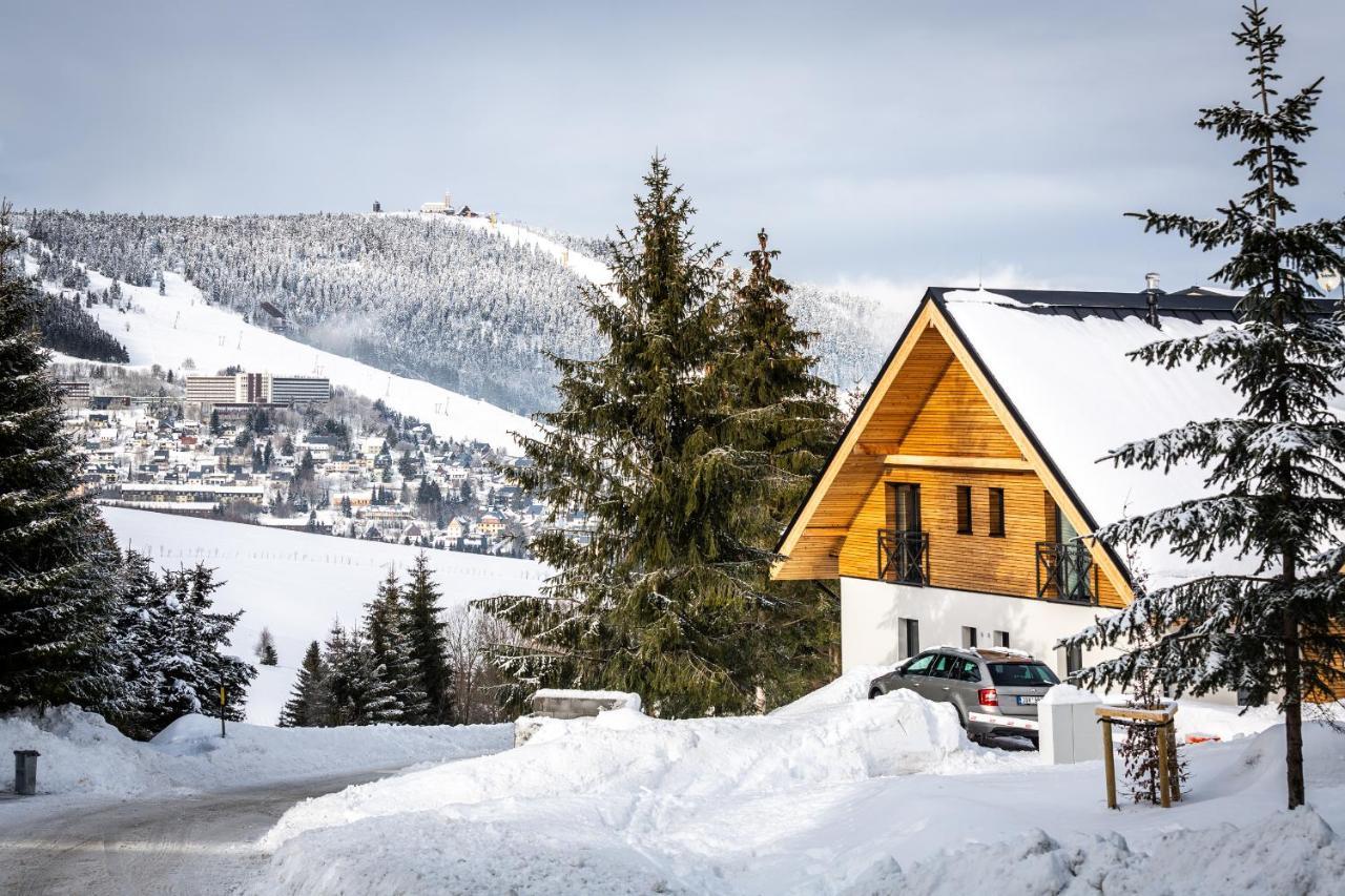 Ski Chalet Klinovec Loučná pod Klínovcem Kültér fotó