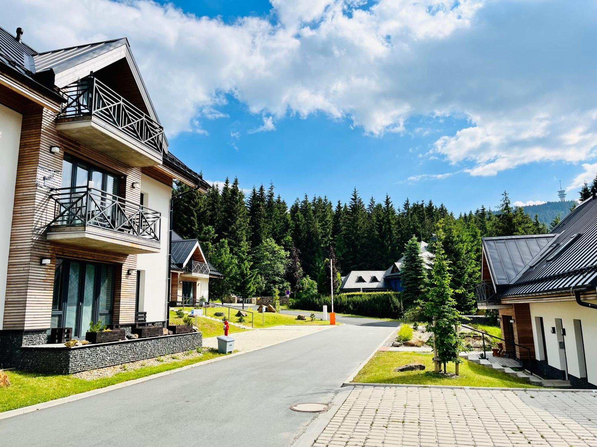 Ski Chalet Klinovec Loučná pod Klínovcem Kültér fotó