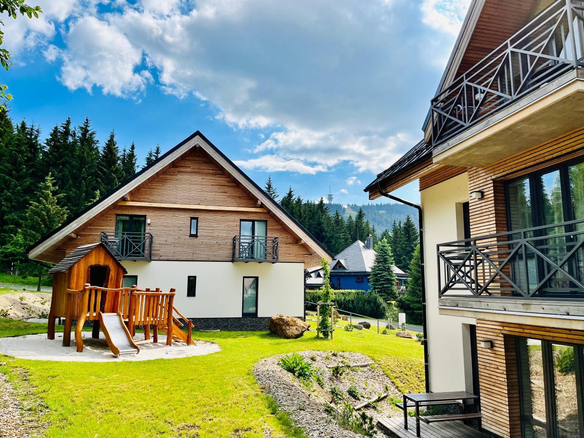 Ski Chalet Klinovec Loučná pod Klínovcem Kültér fotó